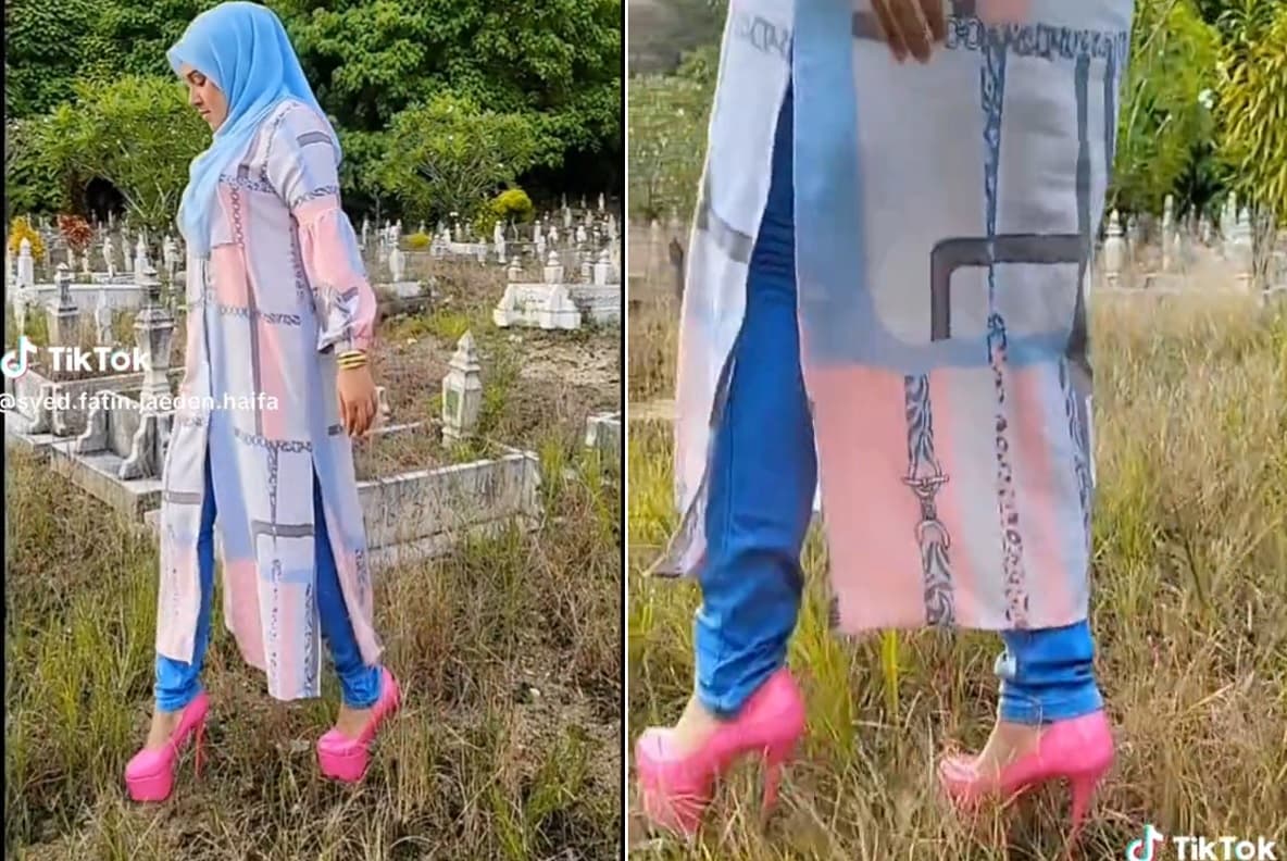 Viral Perempuan ke Makam Pakai High Heels, Netizen Sebut Ziarah Rasa ke Mall Viral Perempuan ke Makam Pakai High Heels, Netizen Sebut Ziarah Rasa ke Mall