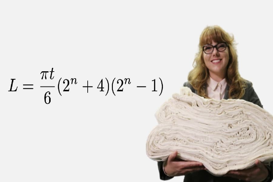 Mengenal Britney Gallivan, Peraih Rekor Dunia yang Bisa Melipat Kertas Terbanyak Mengenal Britney Gallivan, Peraih Rekor Dunia yang Bisa Melipat Kertas Terbanyak