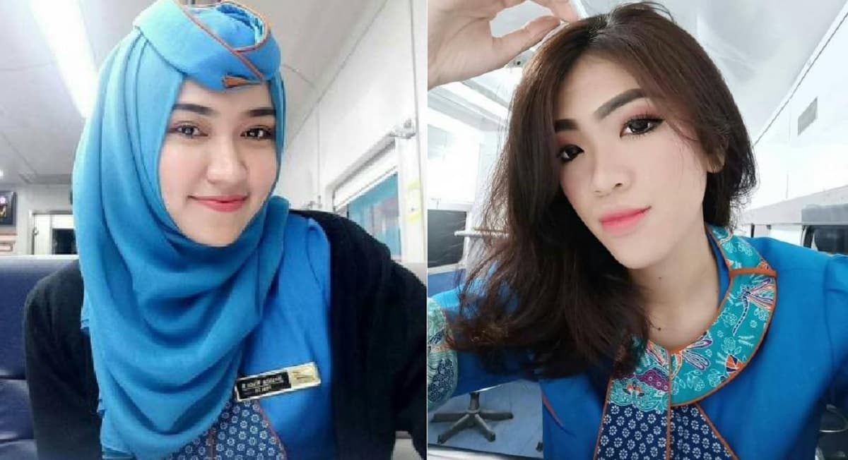 Potret Pramugari Kereta Api dengan Seragamnya, Tak Kalah Cantik dari Pramugari Pesawat Potret Pramugari Kereta Api dengan Seragamnya, Tak Kalah Cantik dari Pramugari Pesawat