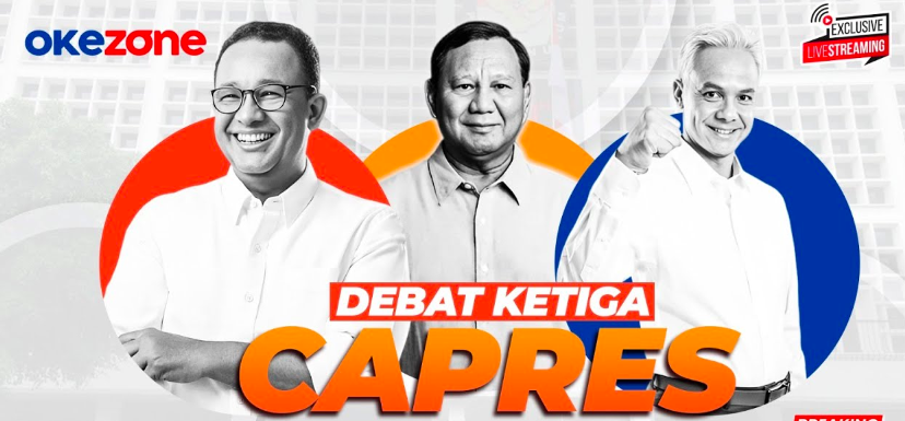 Saksikan <i>Live Streaming</i> Debat Capres Malam Ini di Okezone.com, Okezone TV, dan Youtube Official Okezone Saksikan <i>Live Streaming</i> Debat Capres Malam Ini di Okezone.com, Okezone TV, dan Youtube Official Okezone
