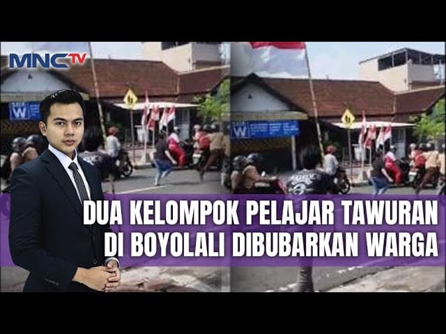Saling Serang dengan Batu, Tawuran Pelajar Dibubarkan Warga Saling Serang dengan Batu, Tawuran Pelajar Dibubarkan Warga