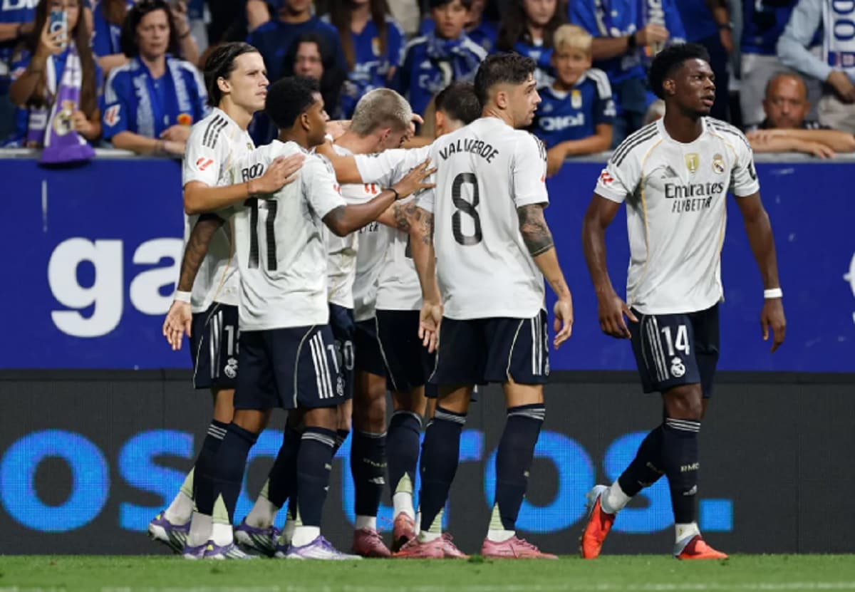 Penyebab Real Madrid Pakai Kombinasi Jersey Aneh Lawan Real Oviedo Penyebab Real Madrid Pakai Kombinasi Jersey Aneh Lawan Real Oviedo