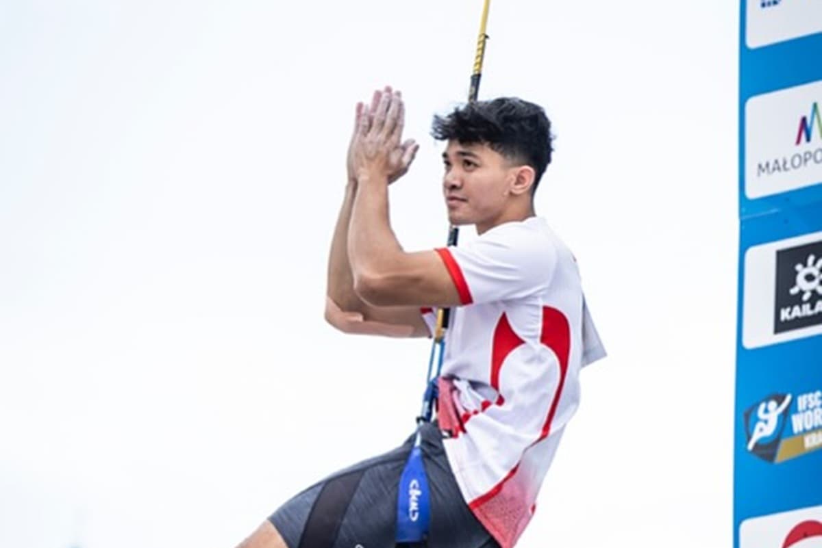 Kiromal Katibin Rajai Panjat Tebing Dunia Nomor Speed! Kiromal Katibin Rajai Panjat Tebing Dunia Nomor Speed!