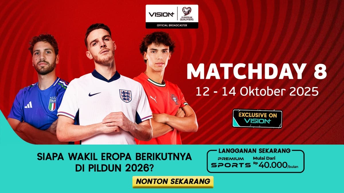 Jadwal dan Link Live Streaming Kualifikasi Piala Dunia 2026 Zona Eropa di Vision+: Belanda dan Jerman Siap Beraksi! Jadwal dan Link Live Streaming Kualifikasi Piala Dunia 2026 Zona Eropa di Vision+: Belanda dan Jerman Siap Beraksi!