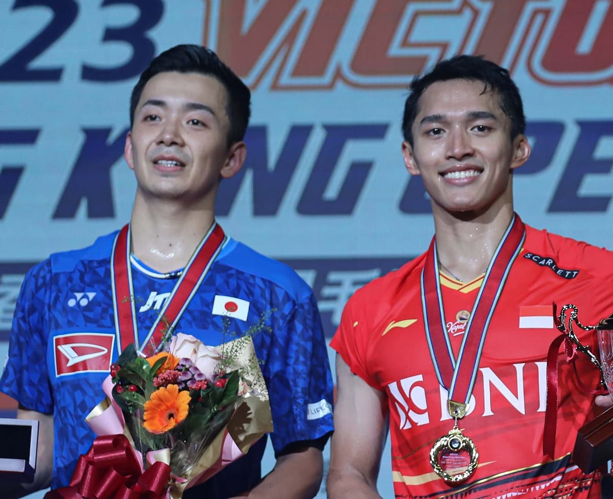 Adu Ranking Jonatan Christie dengan Kenta Nishimoto Jelang Duel di Denmark Open 2025, bak Bumi dan Langit? Adu Ranking Jonatan Christie dengan Kenta Nishimoto Jelang Duel di Denmark Open 2025, bak Bumi dan Langit?