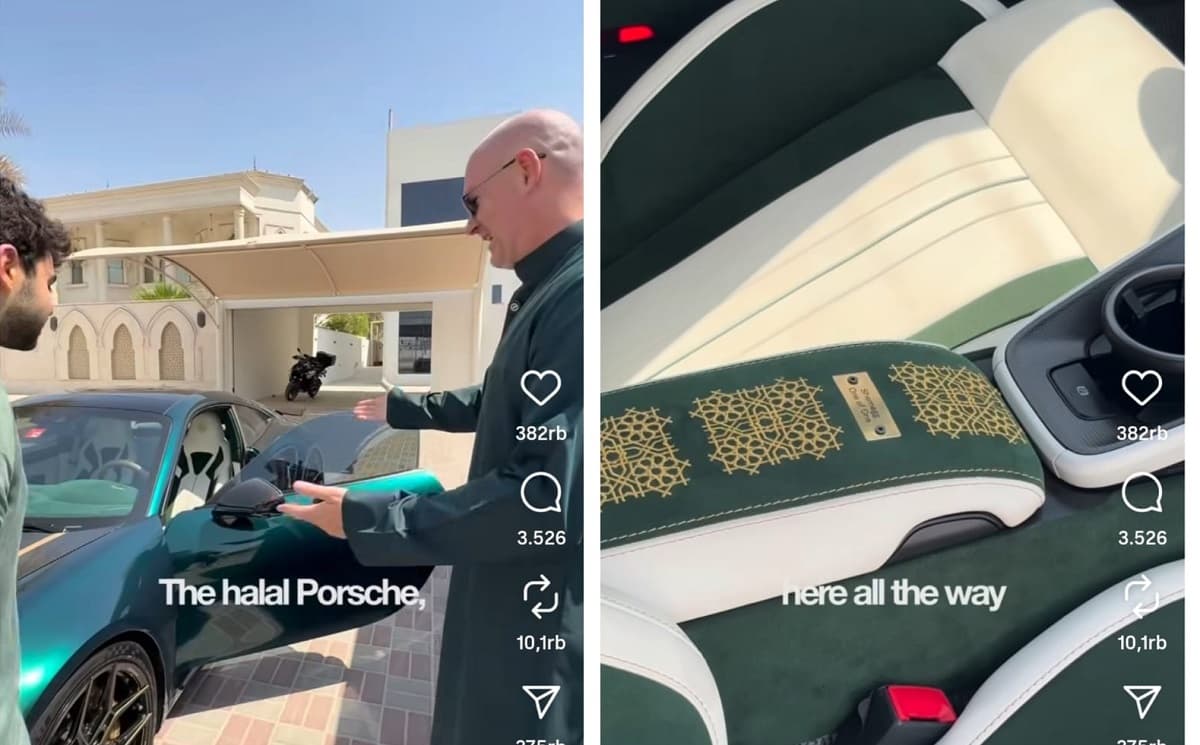 Viral Porsche Halal Berisi Ayat Kursi, Cuma Boleh Putar Alquran Viral Porsche Halal Berisi Ayat Kursi, Cuma Boleh Putar Alquran