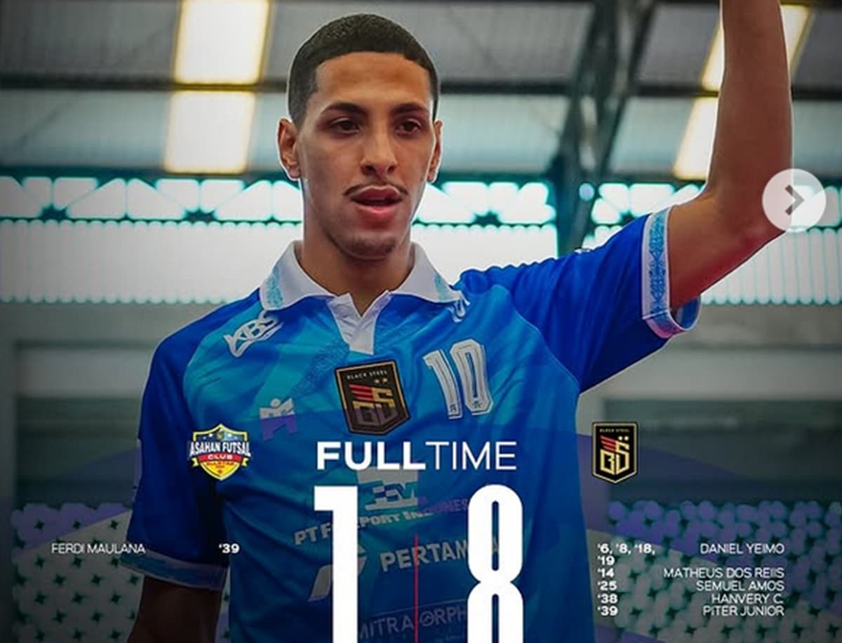 Hasil Pro Futsal League Indonesia 2025-2026: Black Steel FC Bantai Asahan Allstar Samarinda 8-1! Hasil Pro Futsal League Indonesia 2025-2026: Black Steel FC Bantai Asahan Allstar Samarinda 8-1!