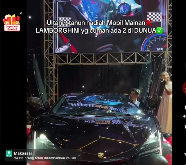 Viral! Sultan Makassar Beri Kado Lamborghini Rp22 Miliar untuk Anaknya yang Berusia 9 Tahun Viral! Sultan Makassar Beri Kado Lamborghini Rp22 Miliar untuk Anaknya yang Berusia 9 Tahun