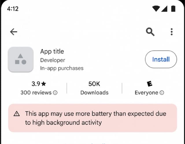 Google Play Akan Segera Tampilkan Peringatan Aplikasi Boros Baterai Google Play Akan Segera Tampilkan Peringatan Aplikasi Boros Baterai