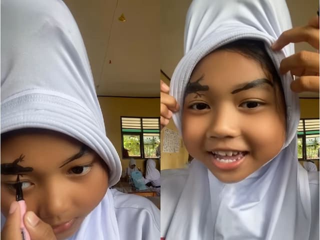 Viral Siswa Kerap Pakai Alis Cicak di Sekolah, Netizen: “Rawrr” Viral Siswa Kerap Pakai Alis Cicak di Sekolah, Netizen: “Rawrr”