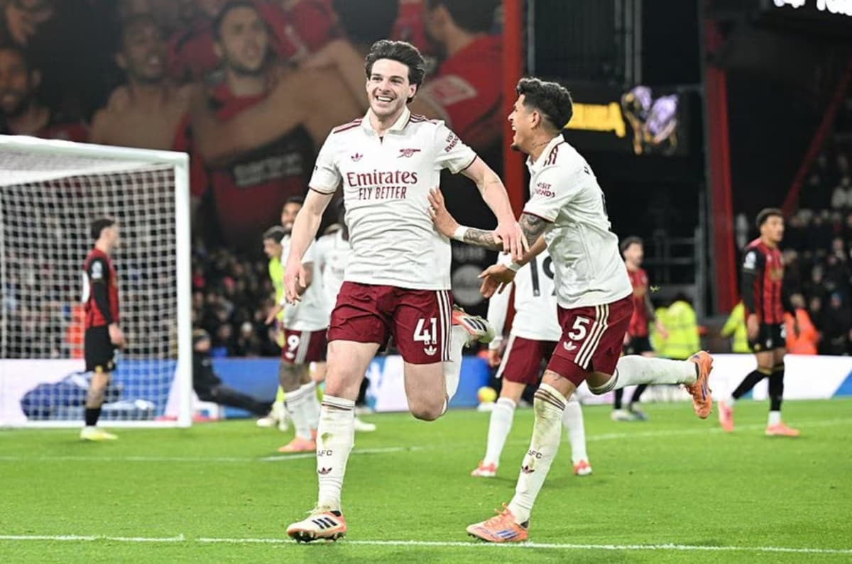 Bournemouth vs Arsenal Berakhir 2-3, Mikel Arteta Sanjung Declan Rice Bournemouth vs Arsenal Berakhir 2-3, Mikel Arteta Sanjung Declan Rice