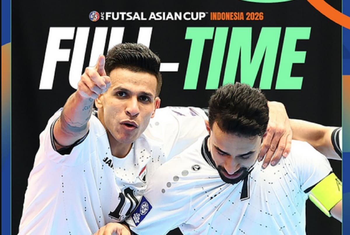Klasemen Sementara Grup A Piala Asia Futsal 2026 Kelar Irak vs Kirgistan: Timnas Futsal Indonesia Posisi 2! Klasemen Sementara Grup A Piala Asia Futsal 2026 Kelar Irak vs Kirgistan: Timnas Futsal Indonesia Posisi 2!