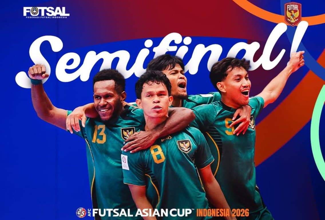 Jadwal Timnas Futsal Indonesia vs Jepang di Semifinal Piala Asia Futsal 2026, Live di MNCTV! Jadwal Timnas Futsal Indonesia vs Jepang di Semifinal Piala Asia Futsal 2026, Live di MNCTV!