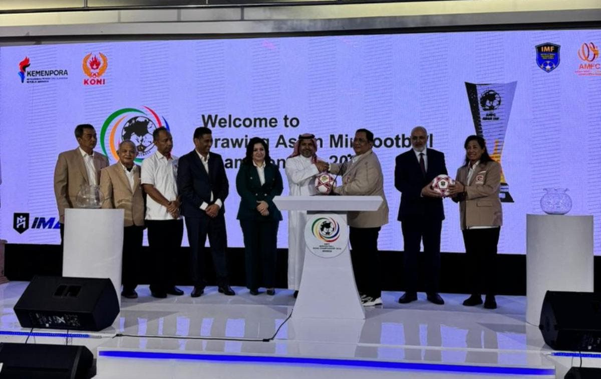 Hasil Drawing Asian Minifootball Championship 2026: Indonesia Hadapi Irak! Hasil Drawing Asian Minifootball Championship 2026: Indonesia Hadapi Irak!