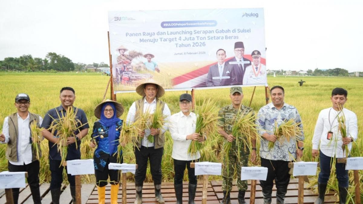 Dirut BULOG dan Menko Pangan Rilis Serapan Gabah di Maros, Target 4 Juta Ton Setara Beras 2026 Dirut BULOG dan Menko Pangan Rilis Serapan Gabah di Maros, Target 4 Juta Ton Setara Beras 2026