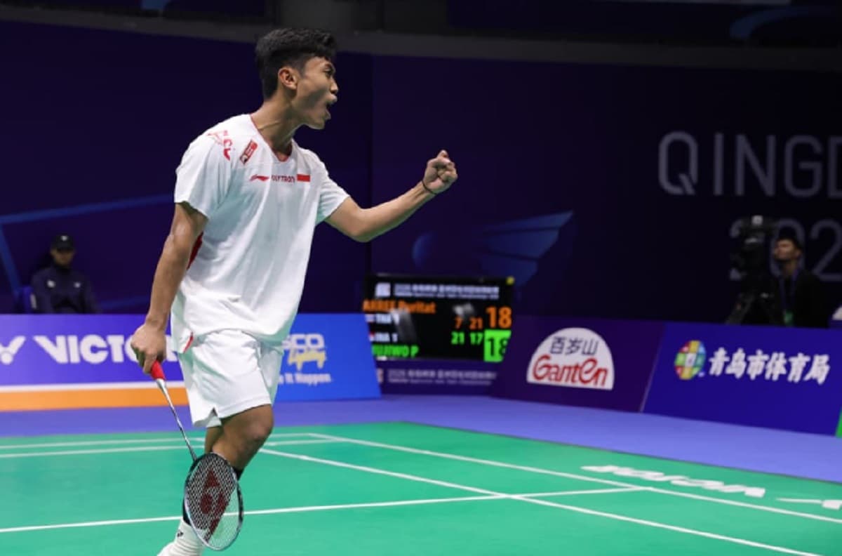 Hasil Perempatfinal Badminton Asia Team Championship 2026: Prahdiska Bagas Shujiwo Menang, Indonesia Unggul 2-1 atas Thailand! Hasil Perempatfinal Badminton Asia Team Championship 2026: Prahdiska Bagas Shujiwo Menang, Indonesia Unggul 2-1 atas Thailand!