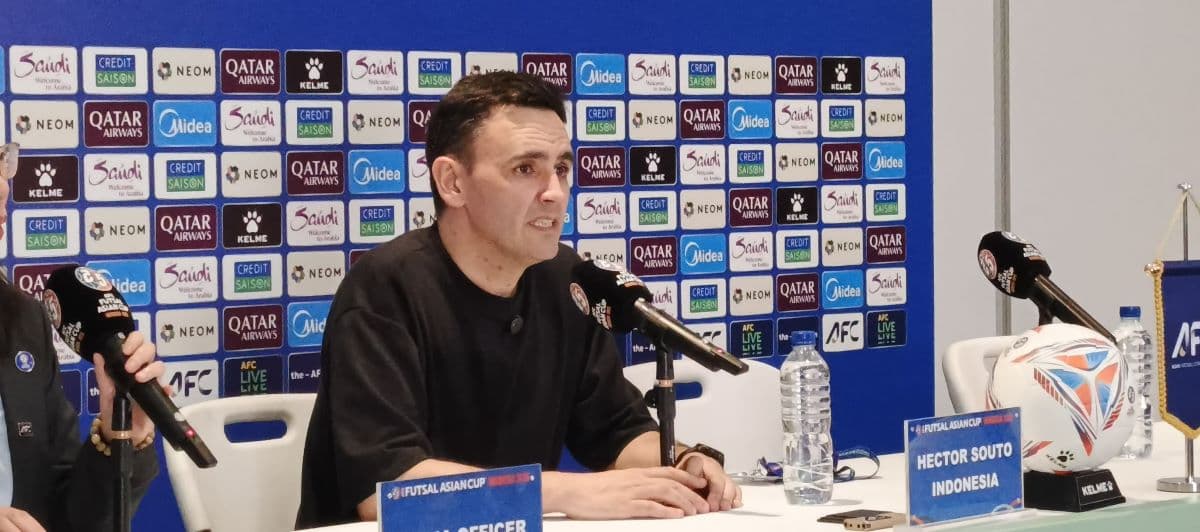 Hector Souto Menangis Timnas Futsal Indonesia Cetak Sejarah Lolos Final Piala Asia Futsal 2026 Hector Souto Menangis Timnas Futsal Indonesia Cetak Sejarah Lolos Final Piala Asia Futsal 2026