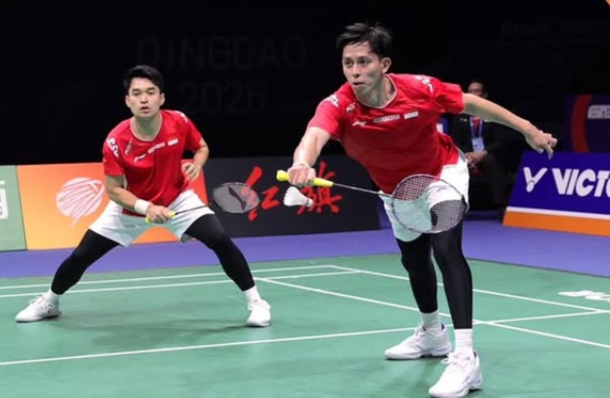 Hasil Semifinal Badminton Asia Team Championships 2026: Leo/Rian Tumbang, Indonesia vs Jepang Sama Kuat 1-1 Hasil Semifinal Badminton Asia Team Championships 2026: Leo/Rian Tumbang, Indonesia vs Jepang Sama Kuat 1-1