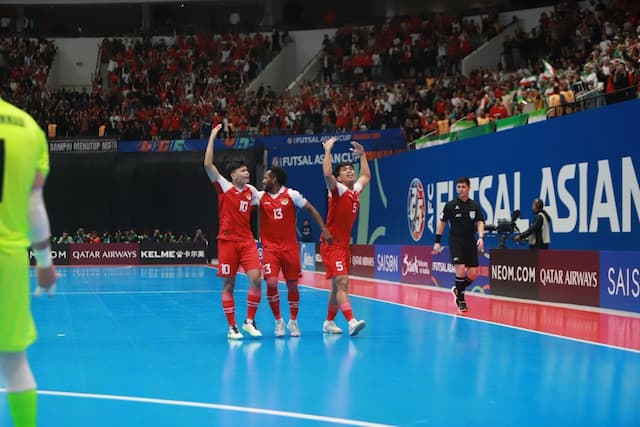 Hasil Final Piala Asia Futsal 2026: Samuel Eko Cetak Gol, Timnas Futsal Indonesia Unggul 4-3 atas Iran Hasil Final Piala Asia Futsal 2026: Samuel Eko Cetak Gol, Timnas Futsal Indonesia Unggul 4-3 atas Iran