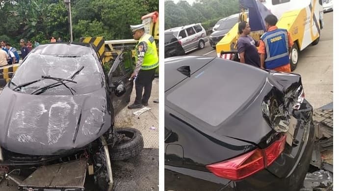 Honda City dan Mobil Boks Kecelakaan di Tol Jagorawi, Sopir Diduga Ngantuk Honda City dan Mobil Boks Kecelakaan di Tol Jagorawi, Sopir Diduga Ngantuk