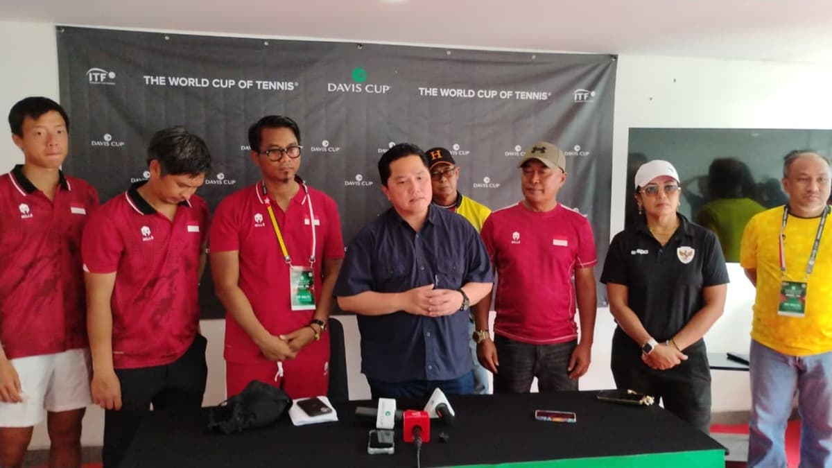 Menpora Erick Thohir Bangga Tim Tenis Indonesia Bertahan di Grup II Piala Davis 2026 Menpora Erick Thohir Bangga Tim Tenis Indonesia Bertahan di Grup II Piala Davis 2026
