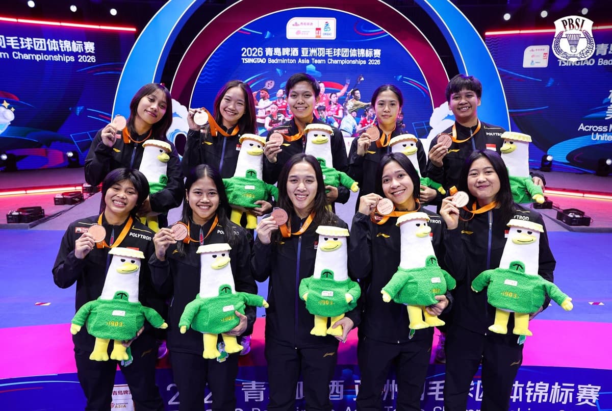 Sabet 2 Perunggu di Badminton Asia Team Championships 2026, PBSI Apresiasi Tim Putri tapi Kecewa dengan Putra Sabet 2 Perunggu di Badminton Asia Team Championships 2026, PBSI Apresiasi Tim Putri tapi Kecewa dengan Putra