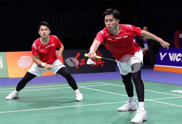 Kisah Duet Dadakan Leo/Rian, Perlawanan Sengit yang Belum Berbuah Manis di Semifinal BATC 2026 Kisah Duet Dadakan Leo/Rian, Perlawanan Sengit yang Belum Berbuah Manis di Semifinal BATC 2026