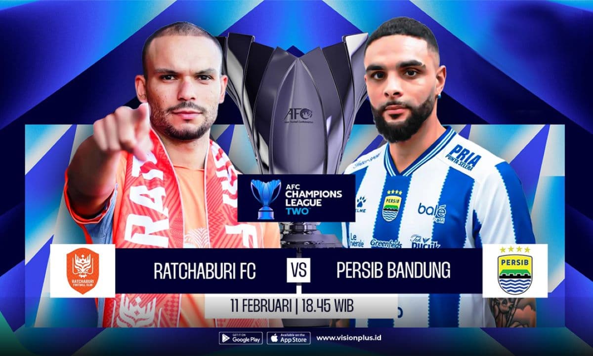 Live Malam Hari! Ini Link Live Streaming Persib Bandung vs Ratchaburi FC di Vision+ Live Malam Hari! Ini Link Live Streaming Persib Bandung vs Ratchaburi FC di Vision+