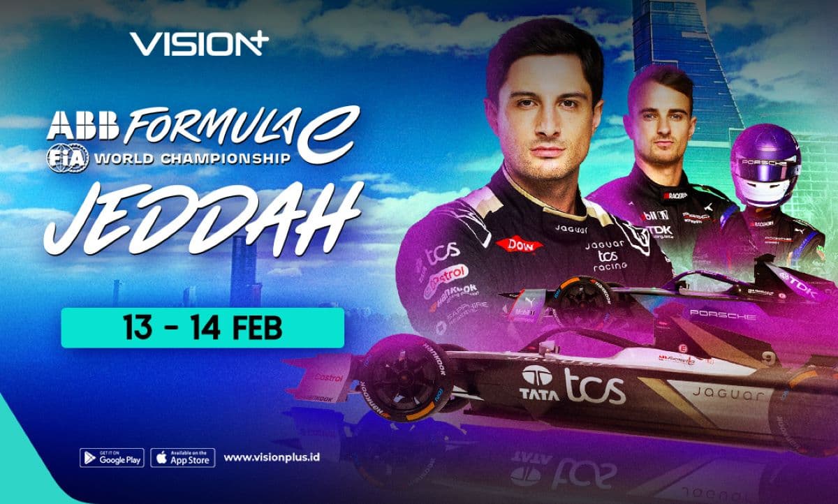 Jadwal dan Link Live Streaming Formula E Season 12 Seri Jeddah E-Prix di VISION+, Klik di Sini! Jadwal dan Link Live Streaming Formula E Season 12 Seri Jeddah E-Prix di VISION+, Klik di Sini!