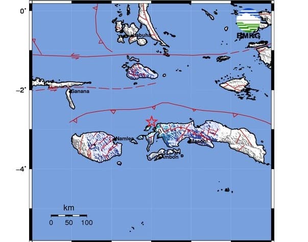 Gempa M4,8 Guncang Seram Bagian Barat, Waspada Gempa Susulan Gempa M4,8 Guncang Seram Bagian Barat, Waspada Gempa Susulan