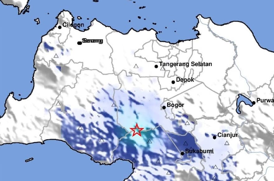 Breaking News! Gempa Dangkal M3,2 Guncang Sukabumi, Pusatnya di Darat Breaking News! Gempa Dangkal M3,2 Guncang Sukabumi, Pusatnya di Darat