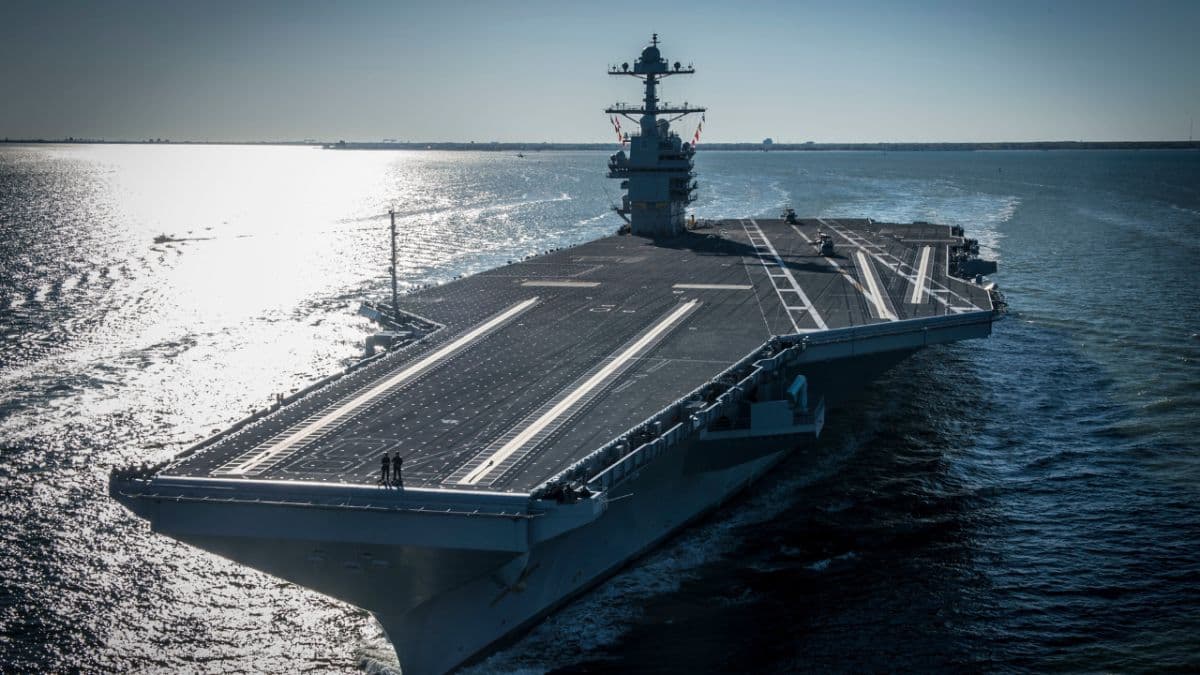 USS Gerald R. Ford Krisis Limbah, Kapal Induk Rp200 Triliun AS Tersandung Masalah Toilet USS Gerald R. Ford Krisis Limbah, Kapal Induk Rp200 Triliun AS Tersandung Masalah Toilet