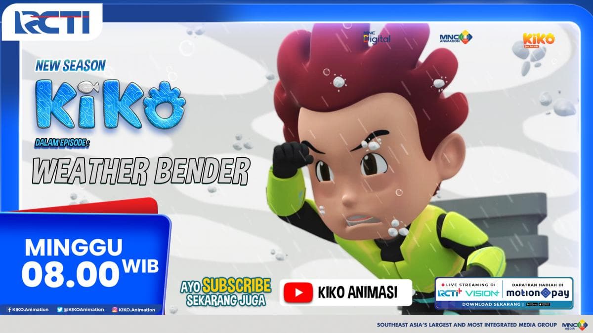 KIKO Season 4 Episode Weather Bender, Tayang Minggu Pagi di RCTI KIKO Season 4 Episode Weather Bender, Tayang Minggu Pagi di RCTI