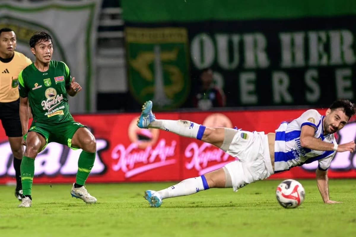 Hasil Persebaya Surabaya vs Persib Bandung di Super League 2025-2026: Maung Bandung Tertahan 2-2 Hasil Persebaya Surabaya vs Persib Bandung di Super League 2025-2026: Maung Bandung Tertahan 2-2