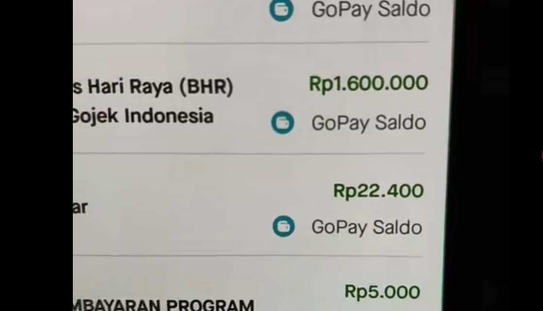 Heboh! Driver Ojol Senang Dapat BHR Rp1,6 Juta Heboh! Driver Ojol Senang Dapat BHR Rp1,6 Juta