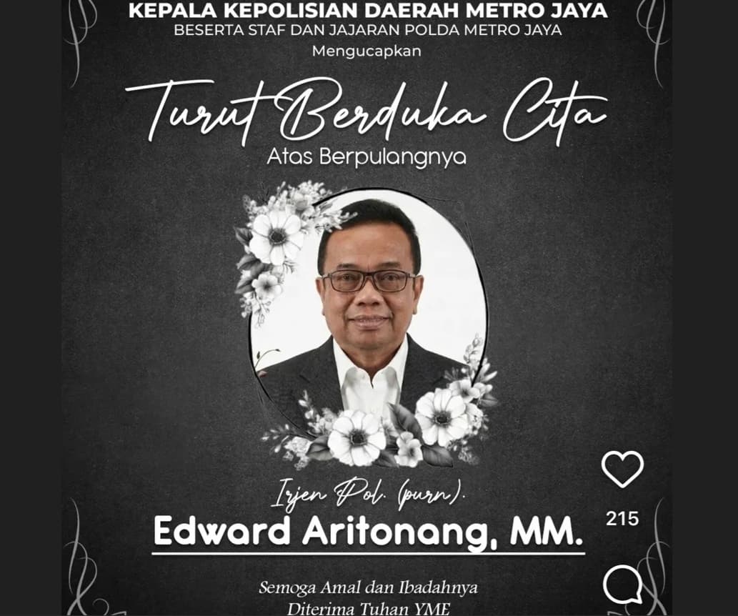 Polri Berduka! Mantan Kadiv Humas Edward Aritonang Meninggal Dunia Polri Berduka! Mantan Kadiv Humas Edward Aritonang Meninggal Dunia