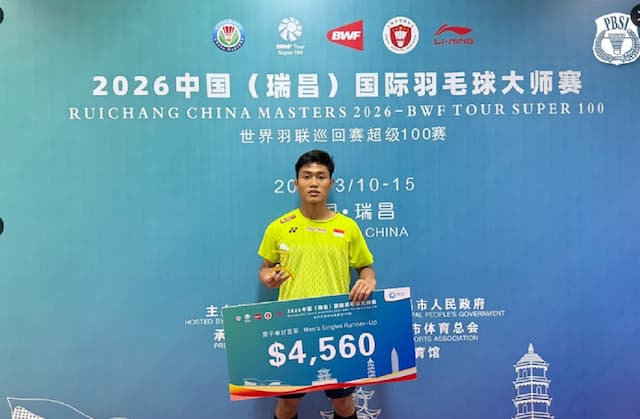 Respons Prahdiska Bagas Shujiwo Jadi Runner-up Ruichang China Masters 2026 Respons Prahdiska Bagas Shujiwo Jadi Runner-up Ruichang China Masters 2026