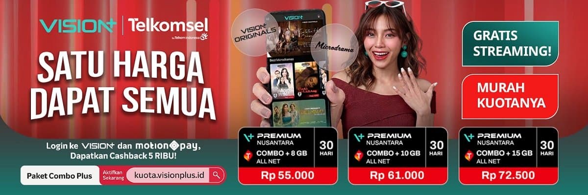'Obat' Anti Bosan Saat Perjalanan Mudik? Cek, Combo Kuota Telkomsel Murah + Gratis Streaming Vision+! 'Obat' Anti Bosan Saat Perjalanan Mudik? Cek, Combo Kuota Telkomsel Murah + Gratis Streaming Vision+!