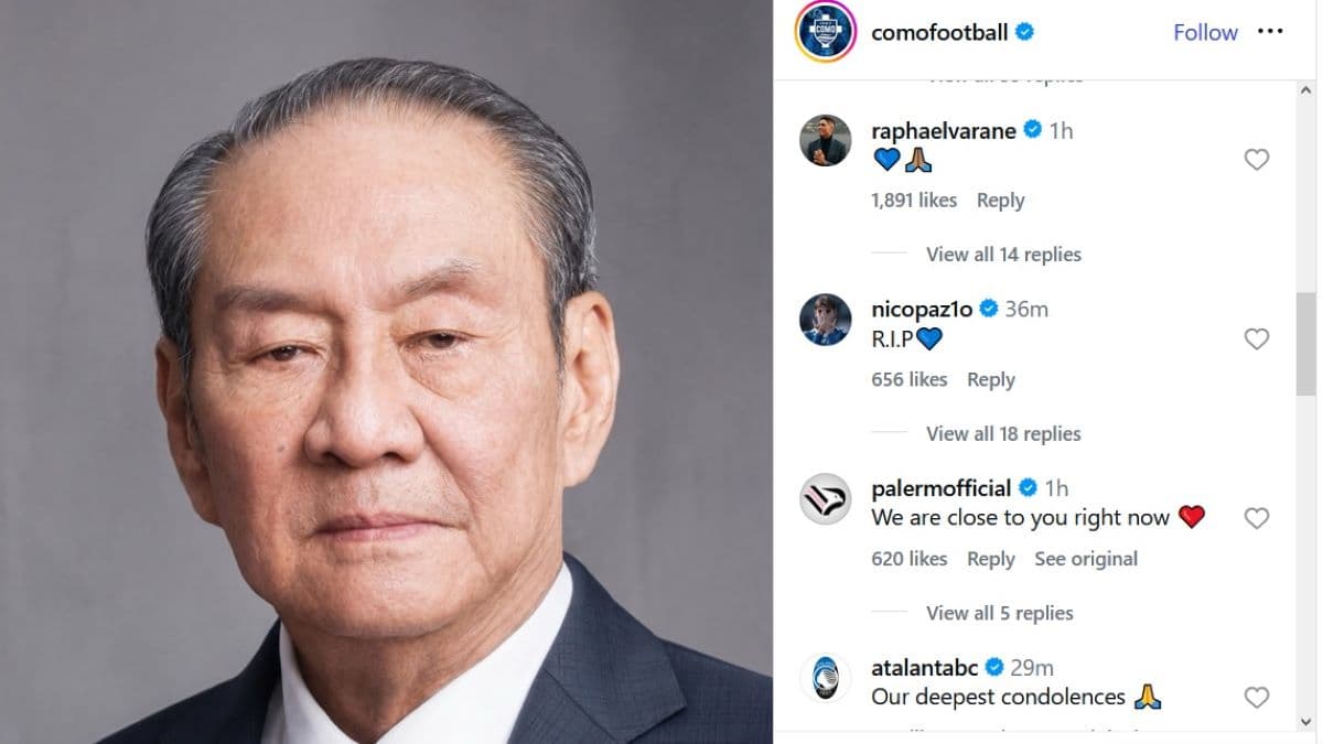 Sepak Bola Italia Berduka, Como 1907 Sampaikan Penghormatan Terakhir untuk Michael Bambang Hartono Sepak Bola Italia Berduka, Como 1907 Sampaikan Penghormatan Terakhir untuk Michael Bambang Hartono