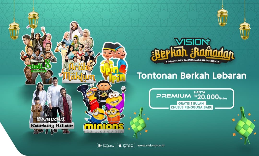 Tontonan Berkah Lebaran, Rekomendasi Spesial Temani Momen KumpulKeluarga di VISION+ Tontonan Berkah Lebaran, Rekomendasi Spesial Temani Momen KumpulKeluarga di VISION+