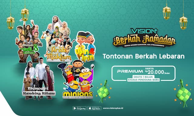 Tontonan Berkah Lebaran, Rekomendasi Spesial Temani Momen KumpulKeluarga di VISION+ Tontonan Berkah Lebaran, Rekomendasi Spesial Temani Momen KumpulKeluarga di VISION+