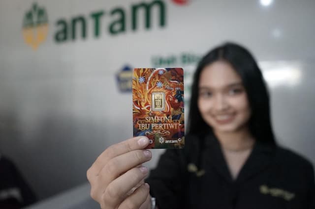 Harga Emas Antam Hari Ini 23 Maret Anjlok! Turun Rp50.000 Jadi Rp2.843.000 per Gram Harga Emas Antam Hari Ini 23 Maret Anjlok! Turun Rp50.000 Jadi Rp2.843.000 per Gram
