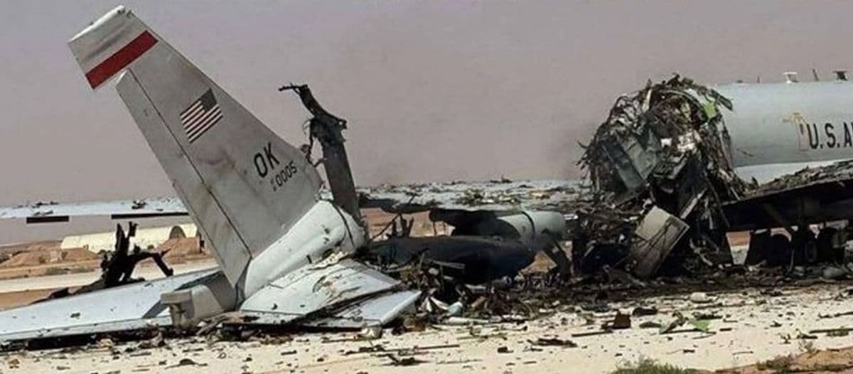 Iran Klaim Hancurkan Pesawat AWACS AS dalam Serangan ke Pangkalan Udara Saudi Iran Klaim Hancurkan Pesawat AWACS AS dalam Serangan ke Pangkalan Udara Saudi