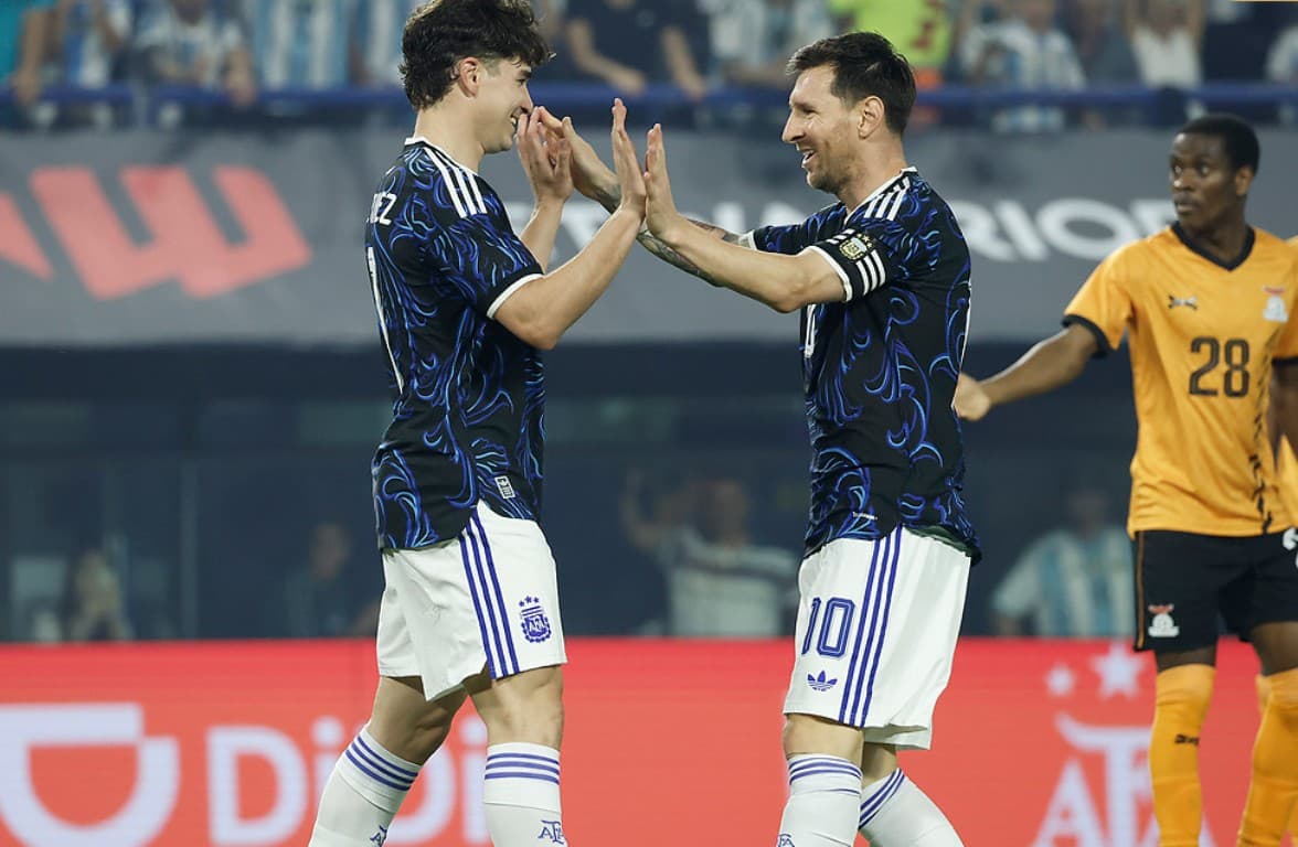 Hasil Timnas Argentina vs Zambia di Laga Uji Coba: Lionel Messi Cetak Gol, Albiceleste Menang 5-0! Hasil Timnas Argentina vs Zambia di Laga Uji Coba: Lionel Messi Cetak Gol, Albiceleste Menang 5-0!