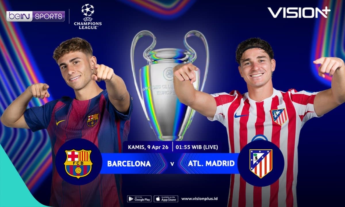 Link Live Streaming Barcelona vs Atletico Madrid di Perempatfinal Liga Champions 2025-2026 Link Live Streaming Barcelona vs Atletico Madrid di Perempatfinal Liga Champions 2025-2026