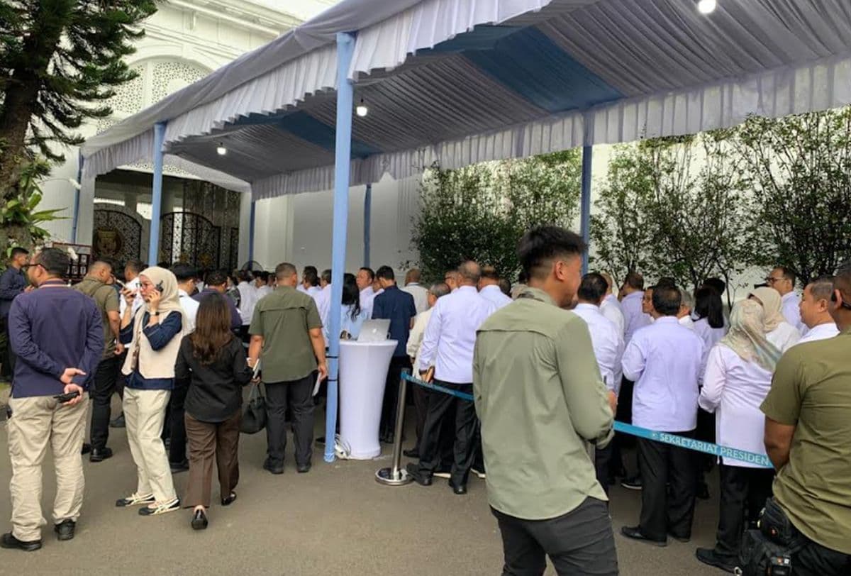 Para Menteri Berdatangan ke Istana Jelang Taklimat Presiden Prabowo Para Menteri Berdatangan ke Istana Jelang Taklimat Presiden Prabowo