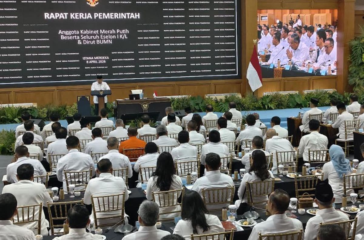 Prabowo Beri Taklimat di Istana: 1,5 Tahun Kita Buktikan Pemerintah Andal Prabowo Beri Taklimat di Istana: 1,5 Tahun Kita Buktikan Pemerintah Andal