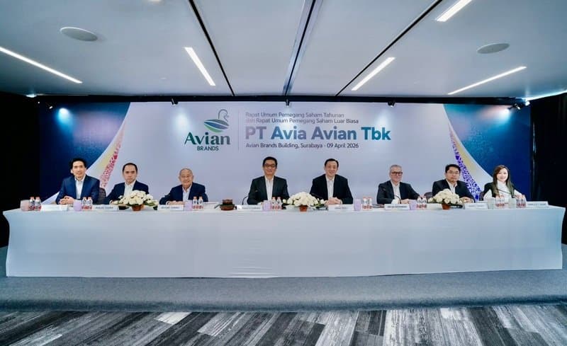 Avian Brands Gelar RUPST 2026, Bagikan Dividen Jumbo Senilai Rp1,36 Triliun Avian Brands Gelar RUPST 2026, Bagikan Dividen Jumbo Senilai Rp1,36 Triliun