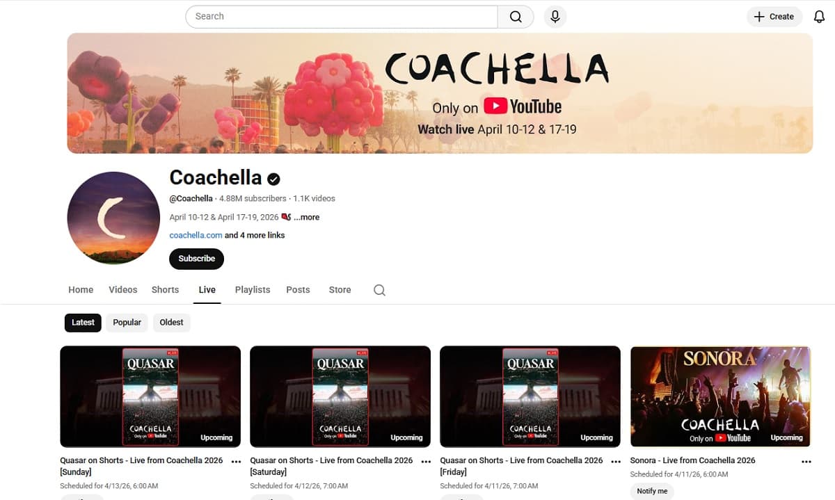 Cara Nonton dan Link Live Streaming Coachella 2026 Gratis Cara Nonton dan Link Live Streaming Coachella 2026 Gratis