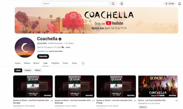 Cara Nonton dan Link Live Streaming Coachella 2026 Gratis Cara Nonton dan Link Live Streaming Coachella 2026 Gratis